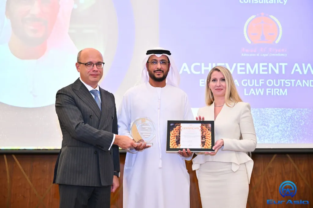 Dr. Awad Alaryani Advocates Honored with the Eurasian Gulf 2nd Excellence Award